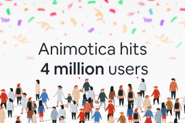 4 millions users Animotica