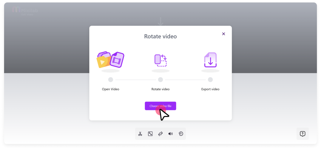 Upload Your Video to Rotate